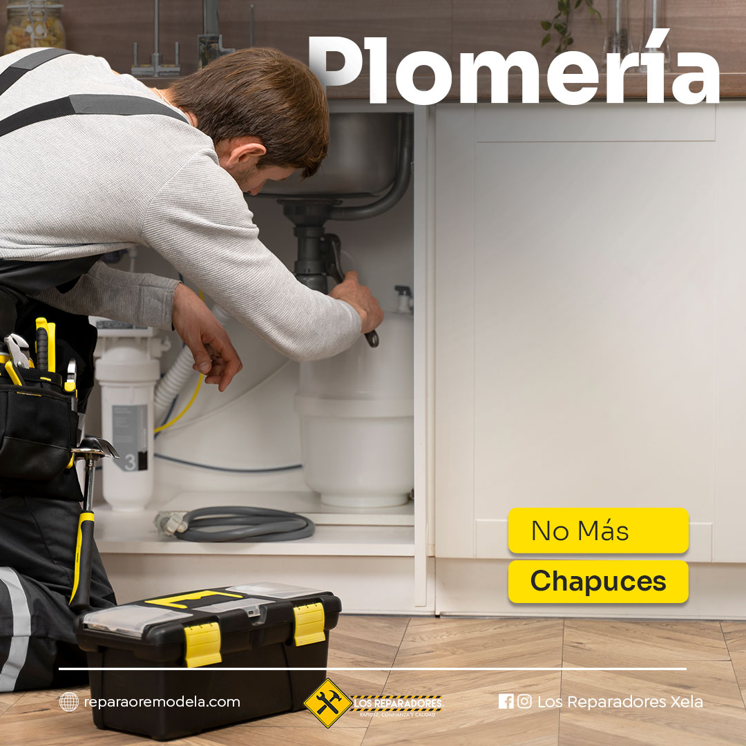 Plomería: reparación de tuberías y grifería