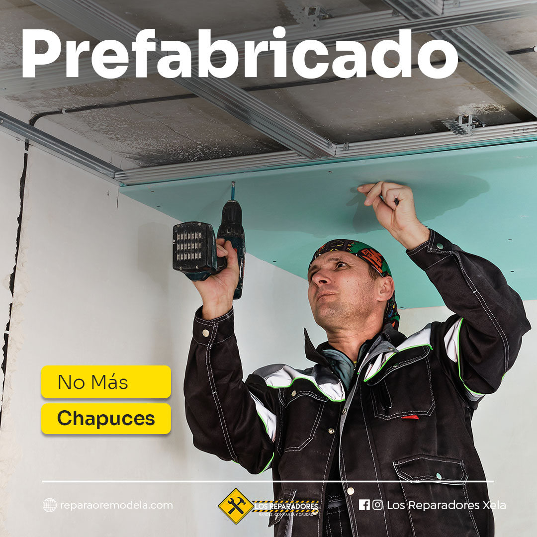 Prefabricados: tablayeso y cielos falsos